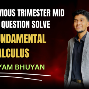Fundamental Calculus Question Solve With Exam (Nex-5251)
